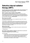 selective internal radiation therapy (SIRT)