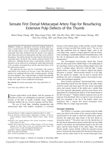 Sensate First Dorsal Metacarpal Artery Flap for Resurfacing