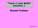 23 Binomial Problems