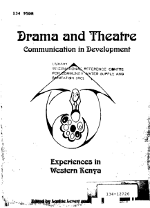 Drama and Theatre