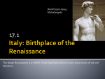chapter 1 italy birthplace of the renaissance