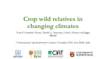 Crop wild relatives in changing climates