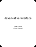 Java Native Interface