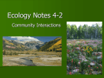 Ecology Notes 4-2