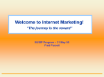 Welcome to Internet Marketing!