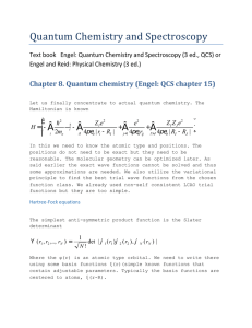 Quantum Chemistry and Spectroscopy