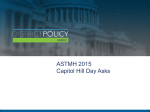 ASTMH Leadership May 2015 Hill Day Prep (PPT)