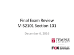 Mid Term Exam Review