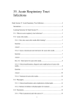 35. Acute Respiratory Tract Infections