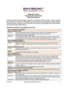 HS Geometry - Catalina Foothills School District