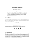 Trapezoidal Numbers