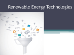 Renewable Energy Technologies