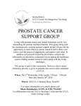 prostate cancer support group