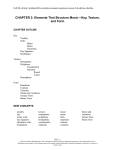 CHAPTER I: Elements of Music: Sound, Melody, Rhythm, and