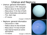 Uranus and Neptune