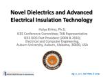 Novel Dielectrics and Advanced Electrical Insulation Technology