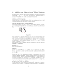 8 Addition and Subtraction of Whole Numbers