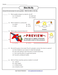 Electricity - Super Teacher Worksheets