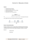 Mean, Median, and the Shape of a Data Set