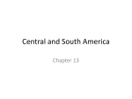 Central and South America