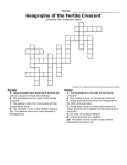 Geography of the Fertile Crescent