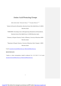 Amino Acid-Protecting Groups