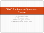 CH 40 The Immune System and Disease