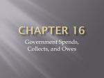 Chapter 16- Government Spends, Collects, and Owes
