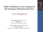 Fever Management - Emergency Department Sickle Cell