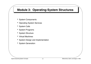 Module 3: Operating