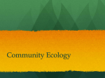 Community Ecology