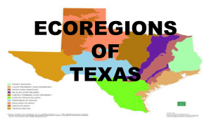 Texas eco regions 2016