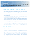 General facts regarding world fisheries