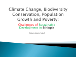 Climate Change, Biodiversity Conservation, Population Growth and
