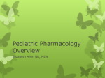 Pediatric Pharmacology Overview