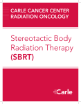 Stereotactic Body Radiation Therapy (SBRT)
