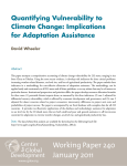 Quantifying Vulnerability to Climate Change: Implications for