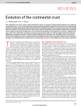 Evolution of the continental crust