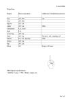 Lower limbs Projections Region Basic projections Additional