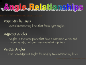 Adjacent Angles