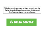 Diabetes Essentials 2011 - Iowa Dental Association