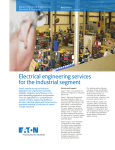 Electrical engineering services for the industrial segment