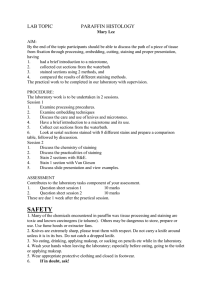 Paraffin Histology