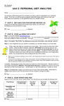 Diet Analysis - College