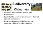 Lesson 1 what is biodiversity