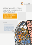 ARTIFICIAL INTELLIGENCE, MACHINE LEARNING AND DEEP