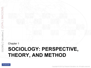 sociology: perspective, theory, and method