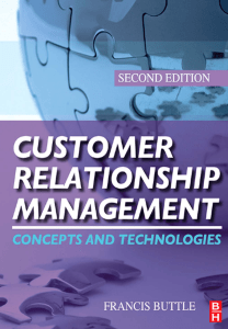 Francis Buttle Customer Relationship Management