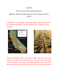 6.6 NOTES What are some effects of plate tectonics? Objective