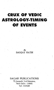 Crux of Vedic Astrology